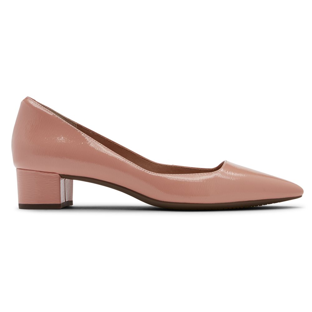 Rockport Total Motion Gracie Heel - Womens Pumps - Pink - NZ (WFP-591842)